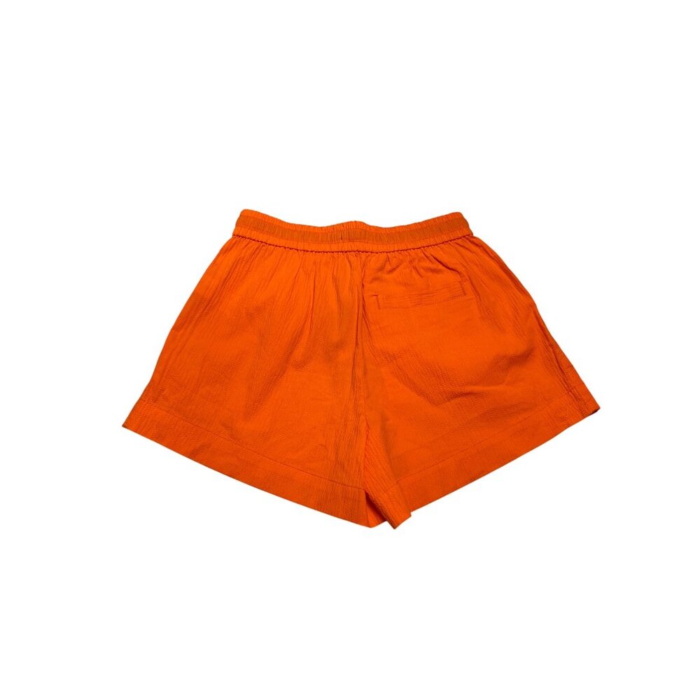 NWT Everlane Orange Seersucker Boxer Shorts-sz Small - Picture 9 of 10